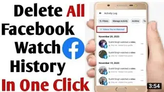 how to delete your Facebook watch history // 2021 new trick.