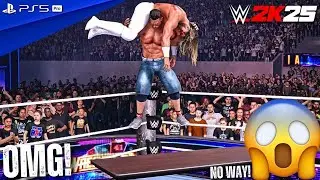 WWE 2K25 - John Cena vs Seth Rolling WWE Championship No Holds Barred Match | Ps5 4k60 