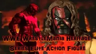 KANE WWE Elite WrestleMania Heritage Series Action Figure Review and Stop Motion Animation