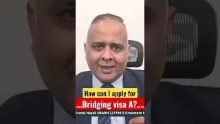 How to apply for Bridging visa A? #australia #hindi #india #krunalnayak #pr