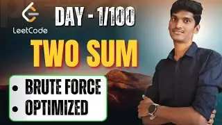 Two Sum Problem |Leetcode|Day1 of 100 days DSA Challenge|2 Sum Problem leetcode |Java Solution