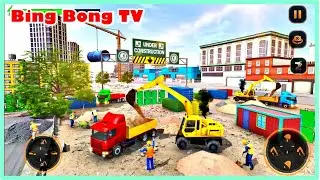 Heavy Excavtor Simulator 2021 - City Construction Road Builder - Excavator Games | Android Gameplay
