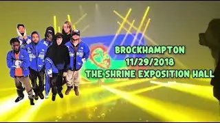 Концерт BROCKHAMPTON в выставочном зале Shrine (29.11.2018)