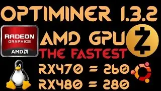 Optiminer 1.3.2 ZCash AMD GPU Miner for Linux rx470 rx480