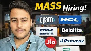 Epam mass hiring | HCL(Traniee), IBM( Data Scientist), Deloitte, JIO, Razorpay,HPE and other hirings