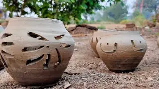 Clay Lantern Making | Amazing Talent Of Indian Potter In Village | Nature Talkies