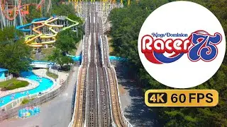 Front Row Racer 75 POV | Kings Dominion Dueling Roller Coaster