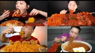 MUKBANGER EATING SPICY BULDAK