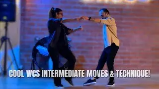 COOL Intermediate Moves & Technique! West Coast Swing