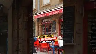 WHERE to eat the BEST French food in Lyon 🇫🇷 #shorts