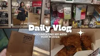 [daily sydney vlog] my 40th year ep.238/Valourine's Diary Hunt 2025: Kmart, Cotton On & Daiso 👀🎄