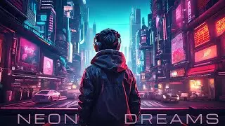 Neon Dreams - Cyberpunk Lofi Beats for a Chill and Meditation (4K)