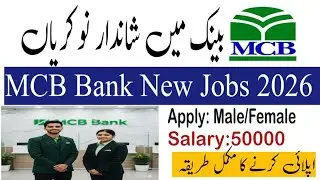 MCB Bank Jobs 2026 | How to Apply Online | Step by Step Guide