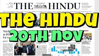 The Hindu Analysis 20 Nov 2025 | UPSC Current Affairs Editorial | The Hindu, IE, Dainik Jagran #cse