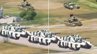 major tragedy! large Russian tank barricade lost control after a Ukrainian missile attack.