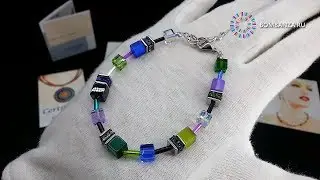 Браслет Coeur de Lion GeoCUBE, 2838/30-1554. Элитная бижутерия из Германии