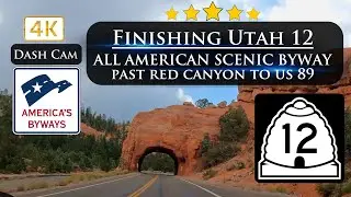 All-American Road Utah 12 Scenic Byway Through Red Canyon is 4K Ultra HD