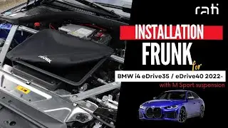 Rati Frunk for BMW i4 eDrive35 / eDrive40 (with M Sport suspension) - installation