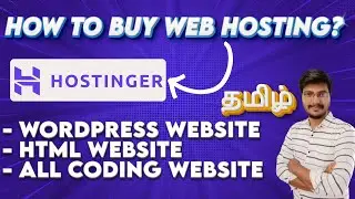 🎉 Hostinger tutorial in tamil | Best hosting website tamil | Best web hosting tamil