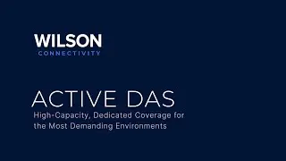 Active DAS: High-Capacity Indoor 5G Coverage