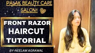 Front Razor HAIRCUT FOR WOMEN STEP BY STEP | Front Razor Haircut | Side Flick haircut #trending #fyp