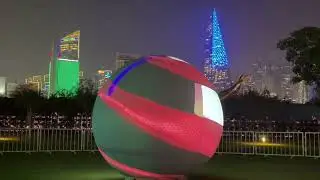 Doha digital light show 2023