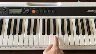 How to play an Esus2 piano chord