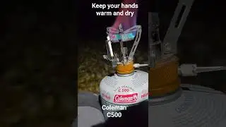 Coleman Stove Fishing Keeping Warm Hordle Cliffs Beach Fishing Very Cold Night Freezing UK