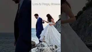 Dream Wedding on the Beach of Parga Greece #silvanka007 #wedding #bride #weddingdress #shorts