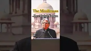 Dr APJ Abdul Kalam | Missile Man of India 🇮🇳 | Inspirational Story #shorts @HISTORY @MrBeast