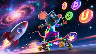 Learning ABC Rocket 🚀🔤✨ | Kids Fantasy Song | Learn Letters on a Gentle Space Ride