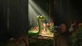 The Human-Like Mouse and the Snake&rsquo;s Mischief#shortsvedio
