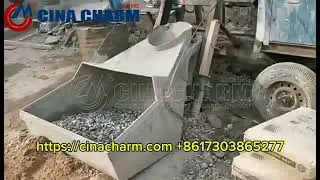 Concrete mixer with winch