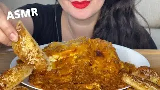 ASMR LASAGNA RAGU BOLOGNESE + GARLIC & CHEESE BREAD MUKBANG 먹방 موكبانج (No Talking) EATING SOUNDS