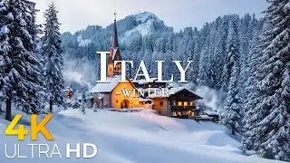 COZY WINTER IN ITALY 4K ❄️ Most Beautiful Winter Wonderland & Inspiring Music