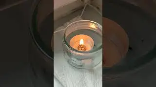 Flickering light representing last hope... #shorts #candle #flame #macro