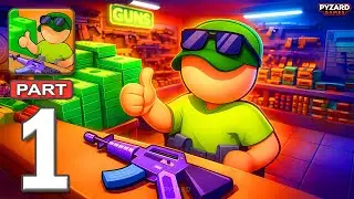 GunLand Arcade Idle - Gameplay Walkthrough Part 1 - Arcade Gun Land Store (Android, iOS)