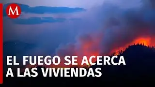 Incendio forestal en San Luis Potosí