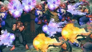 Ryu vs Akuma | Hardest AI | Evil Fireball spamming AI | USF4