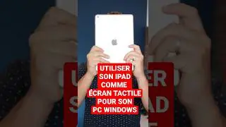Utiliser son iPad comme &eacute;cran tactile pour son PC Windows #shorts #ipad