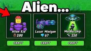 99 Nights But The Crafting Table is ALIEN!