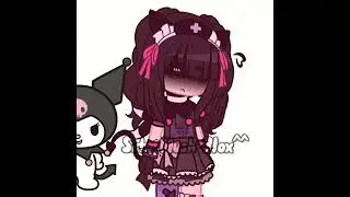 ~\ \✨&deg;&bull;My Melody and Kuromi eu e a @b3rriylovxsJesus ✨\ \~ #mymelody #kuromi  #gacha #foryou #viral