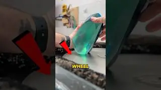 This Artist Creates Luminous Glass Sculptures from Stone! #Shorts (@westonlambert on IG)