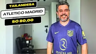 🤩 REVIEW CAMISA FUTEBOL - ATL&Eacute;TICO MADRID AWAY 2025/26 - TAILANDESAS DA JUREMA SPORTS ⭐⭐⭐⭐⭐