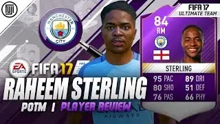 FIFA 17 POTM STERLING PLAYER REVIEW! (84) - FIFA 17 Ultimate Team Review