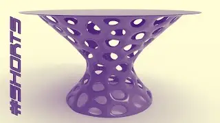 voronoi hoopsnake  - grasshopper rhino #shorts