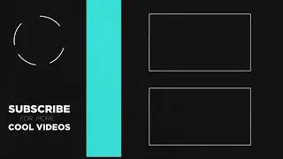 Free End screen template [non copyright]