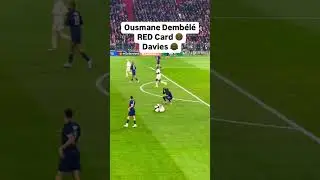 Bayern Munich Vs PSG dembele red card