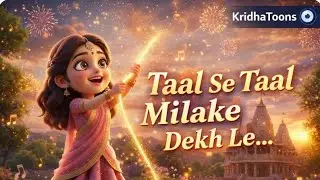Taal Se Taal Milake Dekh Le 😍 | Magical Kids Bhajan | KridhaToons 🧿 | Taal Se Taal Milake Dekh Le