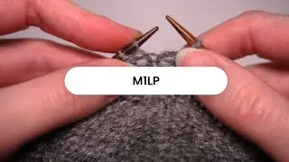 M1LP / Make 1 Left Purlwise: Beginner Friendly Knitting Tutorial / THE STITCHLING